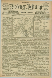 Posener Zeitung. Jg.100, Nr. 695 (4 Oktober 1893) - Morgen=Ausgabe. + dod.