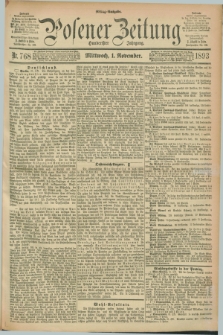 Posener Zeitung. Jg.100, Nr. 768 (1 November 1893) - Mittag=Ausgabe.