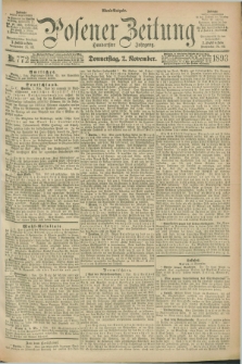 Posener Zeitung. Jg.100, Nr. 772 (2 November 1893) - Abend=Ausgabe.