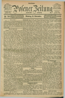 Posener Zeitung. Jg.100, Nr. 799 (13 November 1893) - Abend=Ausgabe.
