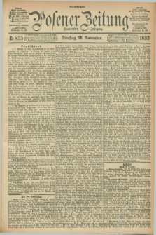 Posener Zeitung. Jg.100, Nr. 835 (28 November 1893) - Abend=Ausgabe.