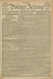 Posener Zeitung. Jg.100, Nr. 846 (2 Dezember 1893) - Mittag=Ausgabe.