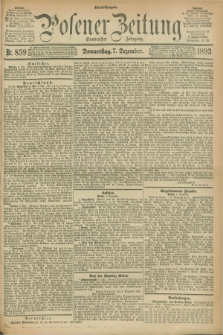 Posener Zeitung. Jg.100, Nr. 859 (7 Dezember 1893) - Abend=Ausgabe.