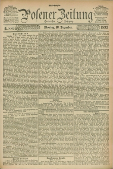 Posener Zeitung. Jg.100, Nr. 886 (18 Dezember 1893) - Abend=Ausgabe.