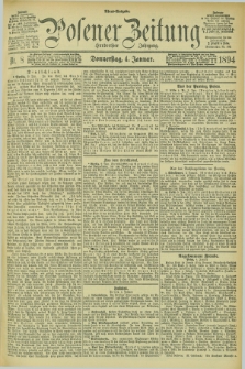 Posener Zeitung. Jg.101, Nr. 8 (4 Januar 1894) - Abend=Ausgabe.