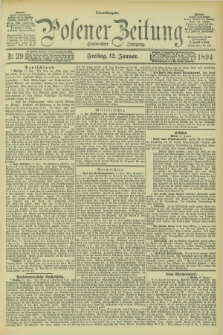 Posener Zeitung. Jg.101, Nr. 29 (12 Januar 1894) - Abend=Ausgabe.