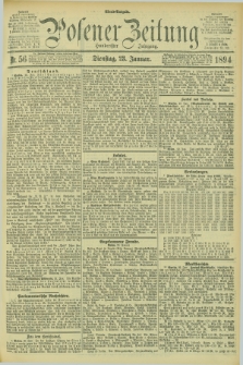 Posener Zeitung. Jg.101, Nr. 56 (23 Januar 1894) - Abend=Ausgabe.