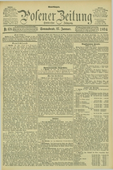 Posener Zeitung. Jg.101, Nr. 68 (27 Januar 1894) - Abend=Ausgabe.