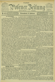 Posener Zeitung. Jg.101, Nr. 85 (3 Februar 1894) - Mittag=Ausgabe.