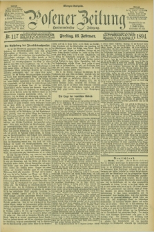 Posener Zeitung. Jg.101, Nr. 117 (16 Februar 1894)