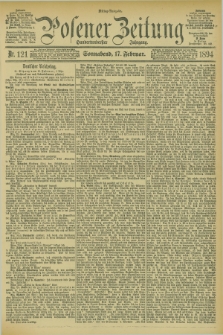 Posener Zeitung. Jg.101, Nr. 121 (17 Februar 1894)