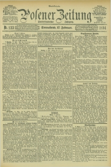 Posener Zeitung. Jg.101, Nr. 122 (17 Februar 1894)
