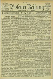 Posener Zeitung. Jg.101, Nr. 123 (18 Februar 1894) + dod.