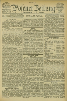 Posener Zeitung. Jg.101, Nr. 128 (20 Februar 1894)
