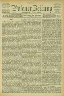 Posener Zeitung. Jg.101, Nr. 132 (22 Februar 1894) + dod.