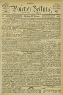 Posener Zeitung. Jg.101, Nr. 146 (27 Februar 1894)