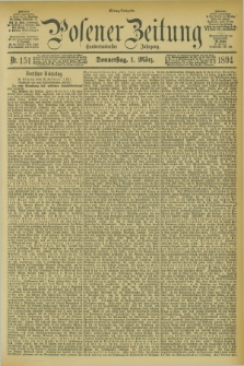 Posener Zeitung. Jg.101, Nr. 151 (1 März 1894)