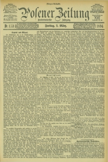 Posener Zeitung. Jg.101, Nr. 153 (2 März 1894) + dod.