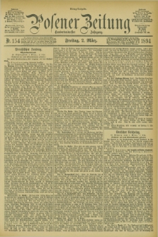 Posener Zeitung. Jg.101, Nr. 154 (2 März 1894)