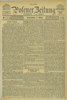 Posener Zeitung. Jg.101, Nr. 157 (3 März 1894) - Mittag=Ausgabe.