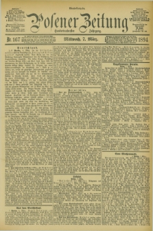 Posener Zeitung. Jg.101, Nr. 167 (7 März 1894) - Abend=Ausgabe.