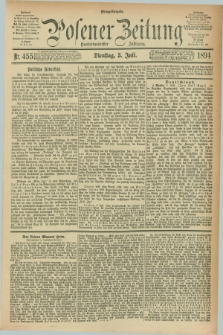 Posener Zeitung. Jg.101, Nr. 455 (3 Juli 1894) - Mittag=Ausgabe.