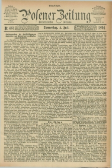 Posener Zeitung. Jg.101, Nr. 461 (5 Juli 1894) - Mittag=Ausgabe.
