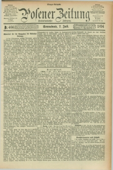 Posener Zeitung. Jg.101, Nr. 466 (7 Juli 1894) - Morgen=Ausgabe. + dod.
