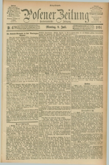 Posener Zeitung. Jg.101, Nr. 470 (9 Juli 1894) - Mittag=Ausgabe.
