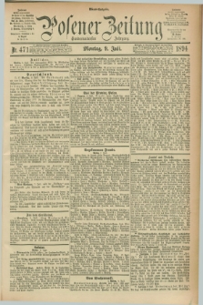 Posener Zeitung. Jg.101, Nr. 471 (9 Juli 1894) - Abend=Ausgabe.