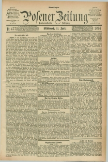 Posener Zeitung. Jg.101, Nr. 477 (11 Juli 1894) - Abend=Ausgabe.