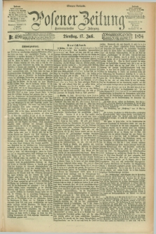 Posener Zeitung. Jg.101, Nr. 490 (17 Juli 1894) - Morgen=Ausgabe. + dod.