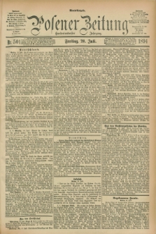 Posener Zeitung. Jg.101, Nr. 501 (20 Juli 1894) - Abend=Ausgabe.