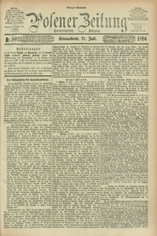 Posener Zeitung. Jg.101, Nr. 502 (21 Juli 1894) - Morgen=Ausgabe. + dod.