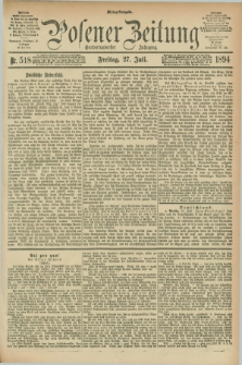 Posener Zeitung. Jg.101, Nr. 518 (27 Juli 1894) - Mittag=Ausgabe.