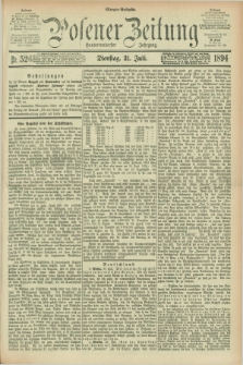 Posener Zeitung. Jg.101, Nr. 526 (31 Juli 1894) - Morgen=Ausgabe. + dod.