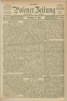 Posener Zeitung. Jg.101, Nr. 527 (31 Juli 1894) - Mittag=Ausgabe.