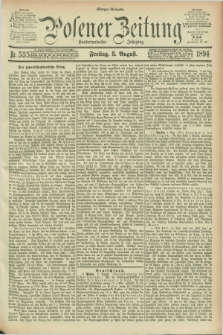 Posener Zeitung. Jg.101, Nr. 535 (3 August 1894) - Morgen=Ausgabe. + dod.
