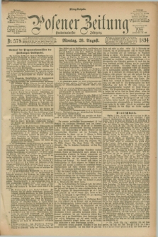 Posener Zeitung. Jg.101, Nr. 578 (20 August 1894) - Mittag=Ausgabe.