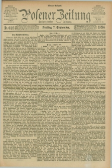 Posener Zeitung. Jg.101, Nr. 625 (7 September 1894) - Morgen=Ausgabe. + dod.
