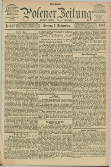 Posener Zeitung. Jg.101, Nr. 627 (7 September 1894) - Abend=Ausgabe.