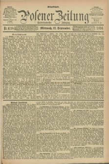 Posener Zeitung. Jg.101, Nr. 638 (12 September 1894) - Mittag=Ausgabe.