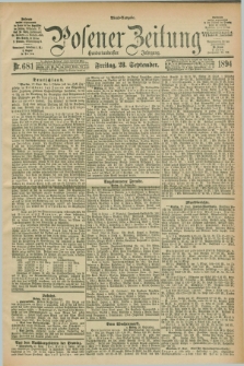 Posener Zeitung. Jg.101, Nr. 681 (28 September 1894) - Abend=Ausgabe.