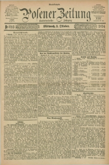 Posener Zeitung. Jg.101, Nr. 693 (3 Oktober 1894) - Abend=Ausgabe.