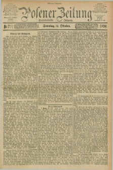 Posener Zeitung. Jg.101, Nr. 721 (14 Oktober 1894) - Morgen=Ausgabe. + dod.