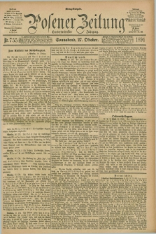 Posener Zeitung. Jg.101, Nr. 755 (27 Oktober 1894) - Mittag=Ausgabe.