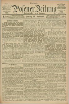 Posener Zeitung. Jg.101, Nr. 806 (16 November 1894) - Mittag=Ausgabe.