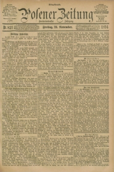 Posener Zeitung. Jg.101, Nr. 821 (23 November 1894) - Mittag=Ausgabe.