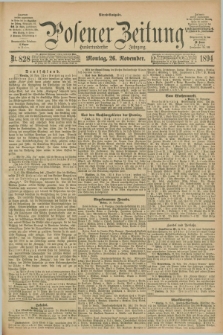 Posener Zeitung. Jg.101, Nr. 828 (26 November 1894) - Abend=Ausgabe.