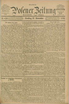 Posener Zeitung. Jg.101, Nr. 830 (27 November 1894) - Mittag=Ausgabe.